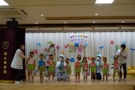 7月生まれのお誕生会の様子