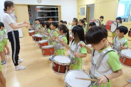 5歳児きく組運動会の練習