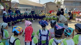 もちつき大会の様子