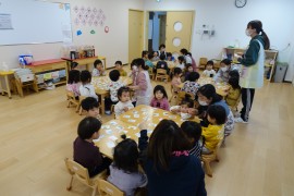 かるたとり大会の様子