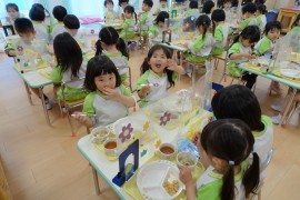 給食の様子