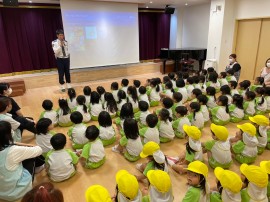交通安全教室の様子
