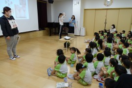 歯みがき講習会の様子