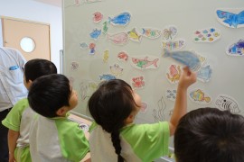 もっぷさんとあそぼう!の様子