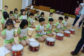 ５歳児きく組音楽教室