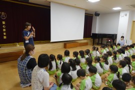 避難訓練(地震がおきたとき)
