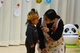 12月うまれのお誕生会の様子