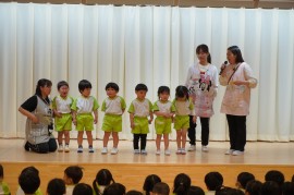 新入園児歓迎会の様子