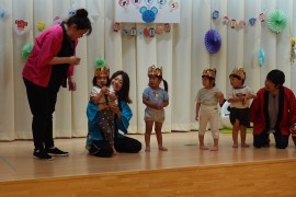 7月生まれのお誕生会の様子