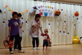 １０月生まれのお誕生会の様子