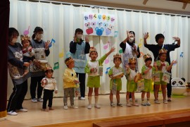 11月生まれのお誕生会の様子