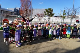 もちつきの様子